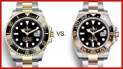 rolex sea dweller vs gmt